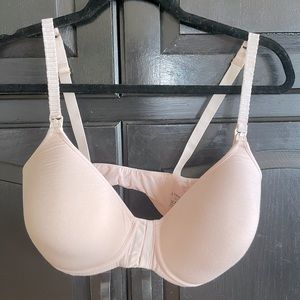 Third Love wireless nursing bra pink 34F 34DDD